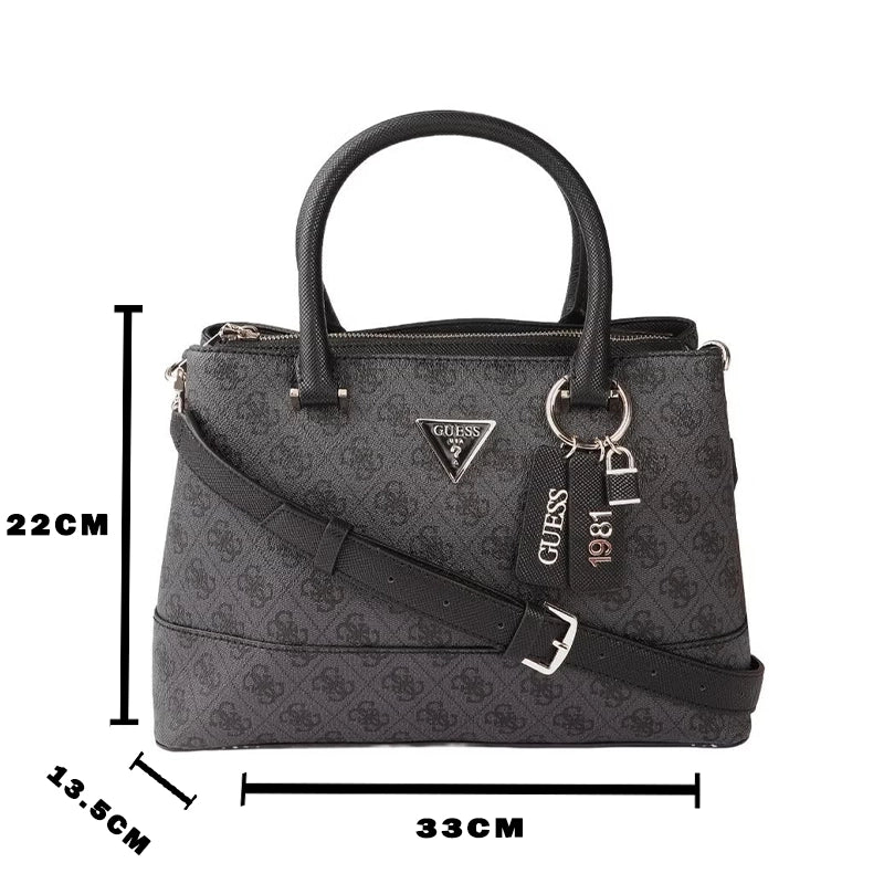 GUESS CORDELIA LOG HANDBAG -GREY- GB336