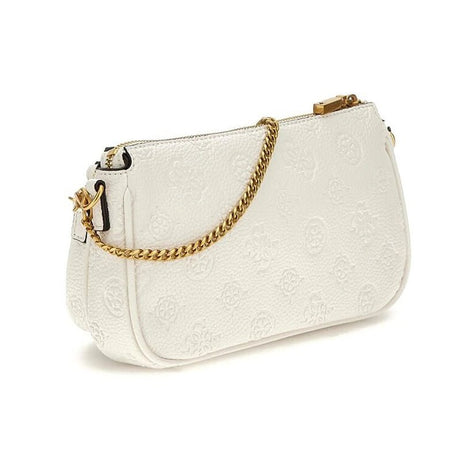 GUESS Izzy Double Pouch Crossbody BAG - WHITE - GB209 - Runner