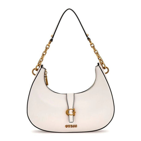 GUESS Kuba Top Zip Shoulder Bag - WHITE - GB185 - Runner