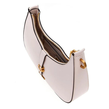 GUESS Kuba Top Zip Shoulder Bag - WHITE - GB185 - Runner