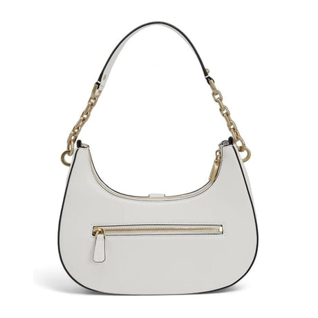 GUESS Kuba Top Zip Shoulder Bag - WHITE - GB185 - Runner