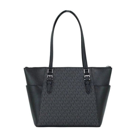 MICHAEL KORS Charlotte Large Logo and Leather - GREY - MK9 - Runner