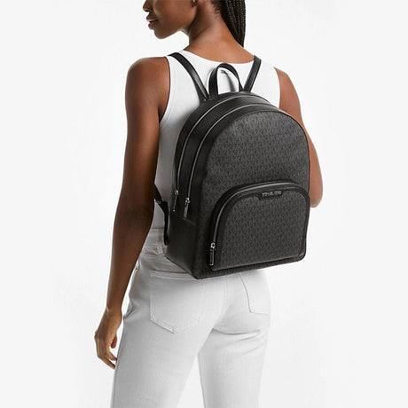 MICHAEL KORS Jaycee Medium Logo Backpack - BLACK - MK16 - Runner