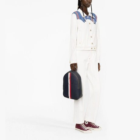 Tommy Hilfiger Th Emblem Backpack Corp Backpack - BLACK - TB55 - Runner