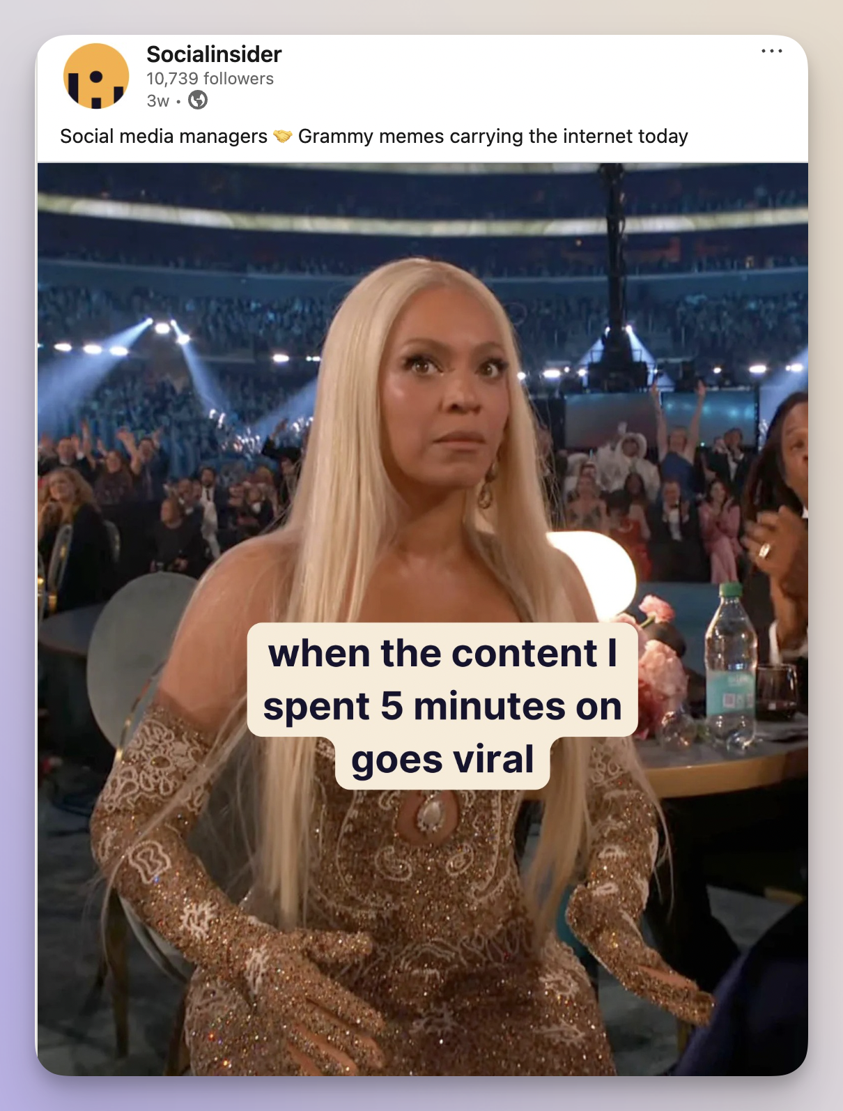 Grammys meme