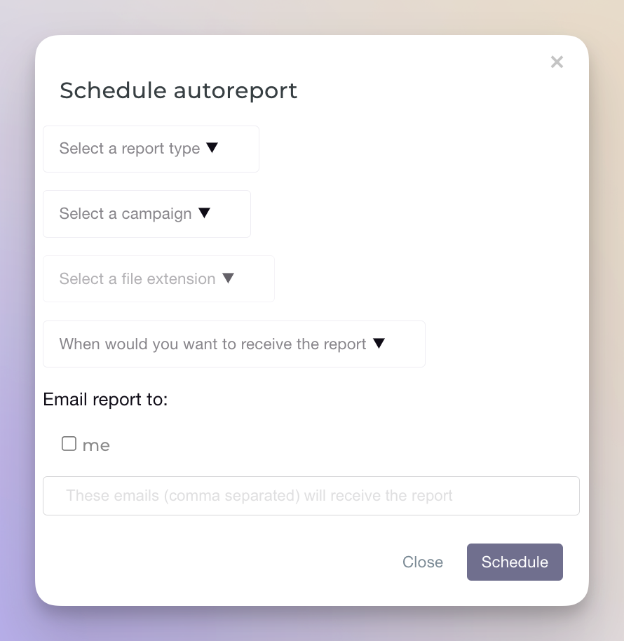 socialinsider autoreports feature