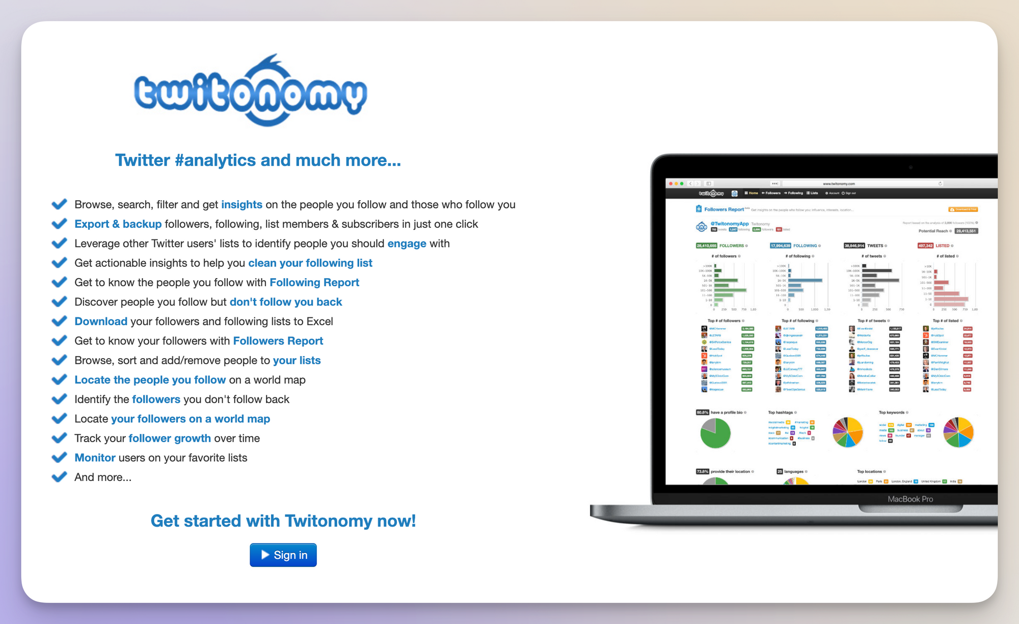 twitonomy as a twitter analytics tool