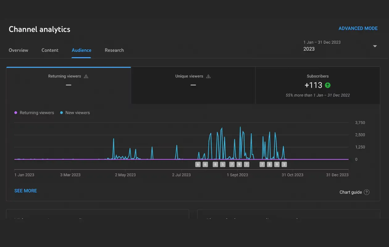 Audience analytics using native app