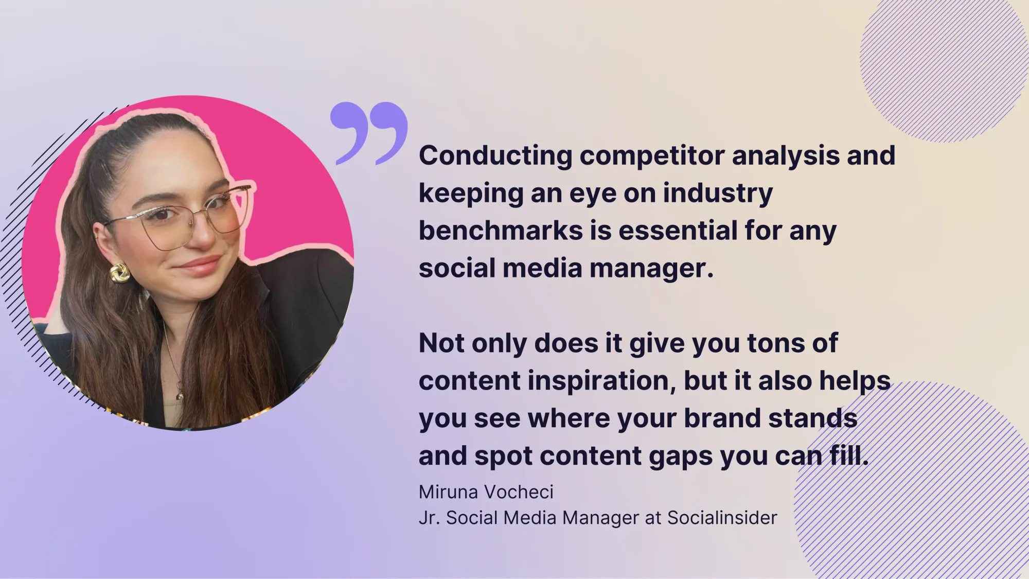 conduct competitor analysis as a social media manager